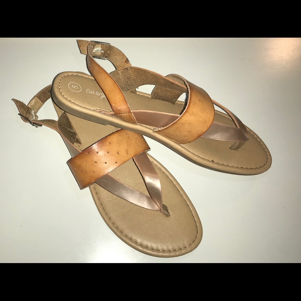 Girl Ankle Strap Sandal - Cat & Jack - Picture 2 of 3